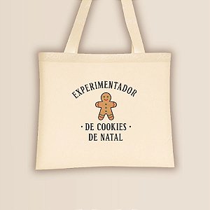 Sacola de Algodão Ecobag - Experimentador De Cookies - 40x33cm - 1 unidade - Rizzo