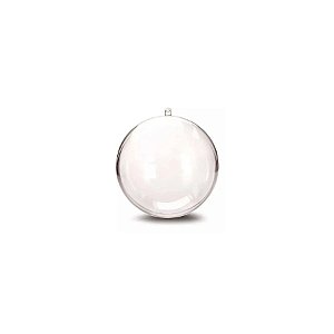 Bola de Acrílico Transparente - 10cm - 5 unidades - Rizzo
