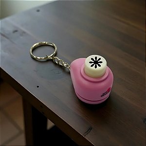 Chaveiro Furador de Papel 3/8" - Margarida - 1 unidade - Art Montagem - Rizzo