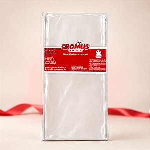 Saco Transparente - 22x35cm - 50 unidades - Cromus - Rizzo