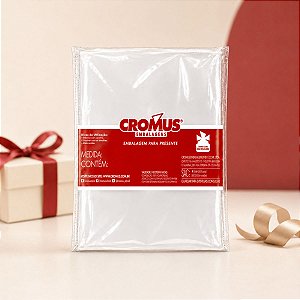 Saco Transparente - 6,5x10cm - 50 unidades - Cromus - Rizzo