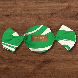 Papel Trufa 14,5x15,5cm - Duna Verde - 100 unidades - Cromus - Rizzo