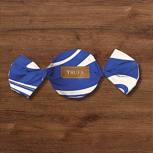 Papel Trufa 14,5x15,5cm - Duna Azul - 100 unidades - Cromus - Rizzo