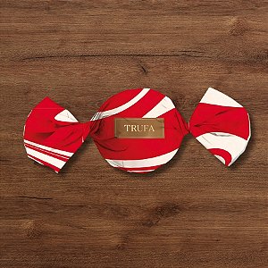 Papel Trufa 14,5x15,5cm - Duna Vermelho - 100 unidades - Cromus - Rizzo