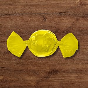 Papel Trufa 20x18cm - Amarelo - 100 unidades - Cromus - Rizzo