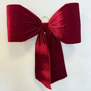 Laço de Veludo Vermelho GG - 45x50x9,5cm - 1 unidade - Rizzo
