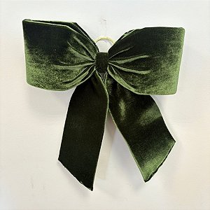 Laço de Veludo Verde Hortelã GG - 30x36x8cm - 1 unidade - Rizzo