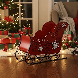Enfeite Decorativo De Natal - Treno De Metal - 48x19,5x35,5cm - 1 unidade - Artlille - Rizzo