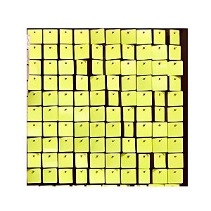 Painel Metalizado Shimmer Wall Amarelo Neon - 30x30cm - 1 unidade - Rizzo