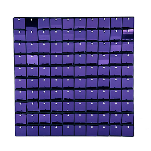 Painel Metalizado Shimmer Wall Roxo Nacarado - 30x30cm - 1 unidade - Rizzo
