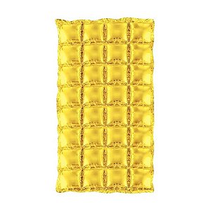 Painel Metalizado tipo Shimmer Wall Retângular Inflavel - 50x100cm - Dourado - 1 unidade - Make Mais - Rizzo