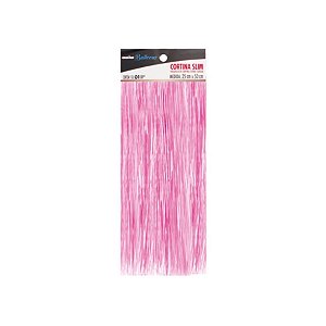 Cortina para Balão Slim Frutacor - Rosa - 01 Unidade - Cromus Balloons - Rizzo Balões