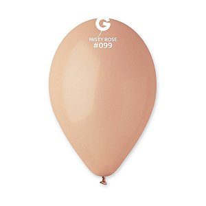 Balão de Festa Látex Liso - Misty Rose #099 - Gemar - Rizzo
