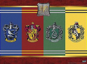 Painel Decorativo Festa TNT Festa Harry Potter - 01 Unidade - Festcolor - Rizzo Festas