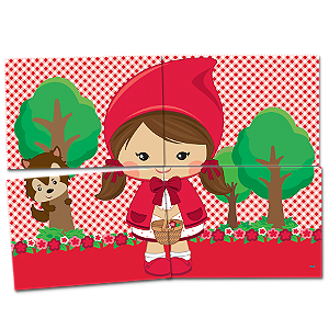 Painel Decorativo Festa Festa Chapeuzinho Vermelho - Festcolor - Rizzo Festas