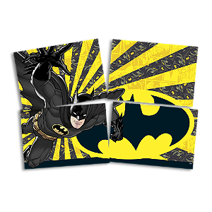 Painel Decorativo Festa Festa Batman Geek - 01 unidade - Festcolor - Rizzo Festas