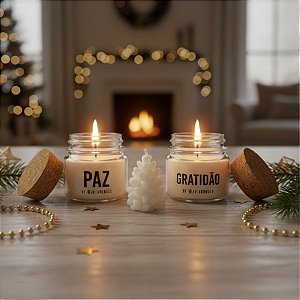 Vela Aromática - Trio Natalino Paz e Gratidão - 1 unidade - Rizzo