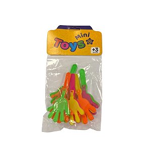 Brinquedo Bate Palmas - Cores Sortidas - 10cm - 5 unidades - Rizzo - Rizzo
