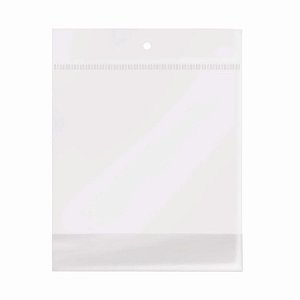 Saco Adesivado com Furo - 8x8cm  - 100 unidades - Cromus - Rizzo