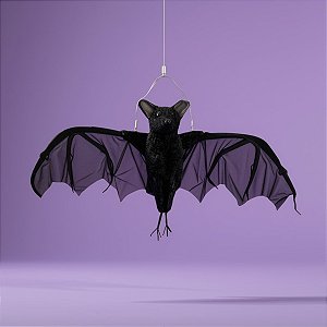 Enfeite Para Pendurar De Halloween - Morcego - 25,5x55cm - 1 unidade - Florarte  - Rizzo