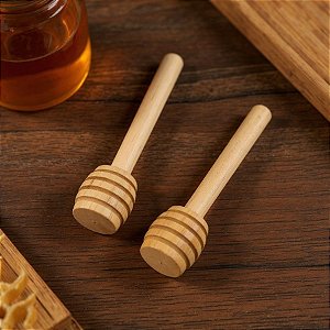 Mexedor de Mel em Madeira - 2 unidades - 8x2cm - 2 unidades - Rizzo