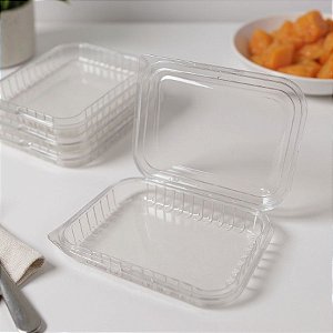 Kit Marmita de Plástico 900 ml - 10 unidades - 20x15cm - 10 unidades - Rizzo