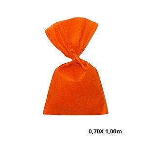 Saco para Surpresas em TNT - Laranja - 0,70cm x 1m  - 1 unidade - Rizzo
