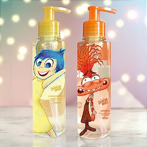 Kit Shampoo e Condicionador - Ansiedade e Alegria - Divertida Mente - 1 unidade - Disney Original - Rizzo