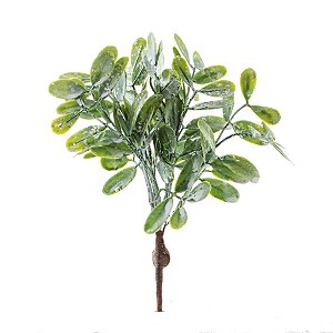 Pick Decorativo de Natal - Folhas com Neve - 1 unidade - Cromus - Rizzo