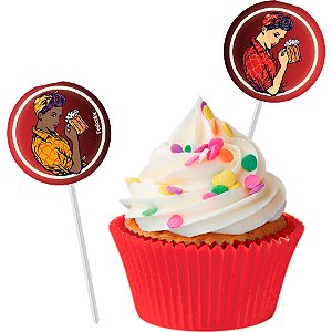 Pick Decorativo para Doces - Boteco Delas - 8 unidades - Festcolor - Rizzo