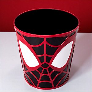 Balde de Pipoca - Homem Aranha 3D - Preto e Vermelho - 2l - 1 unidade - Disney Original - Rizzo