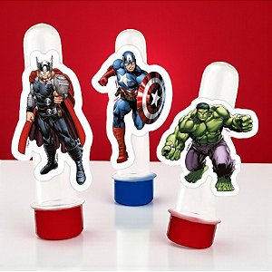 Mini Personagens Decorativos - Vingadores - 12 unidades - Disney Original - Rizzo