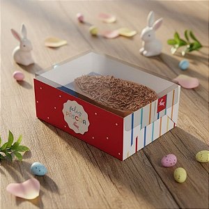 Caixa Basic para Meio Ovo - Feelings - 6 unidades - Cromus - Rizzo