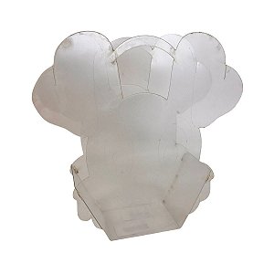 Sacola Transparente Bag - Coelho - 20x21x6cm - 1 unidade - Rizzo