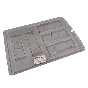 Forma de Acetato Tablete Árvore de Natal Modular - Ref. 6027 - 1 unidade - Rizzo