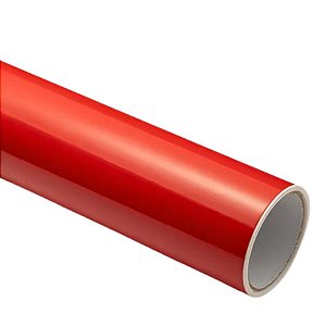 Vinil Adesivo 30cmx2m - Vermelho Vivo - 1 unidade - Rizzo