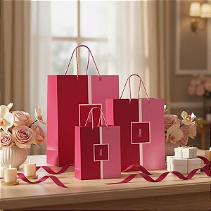 Sacola de Papel Premium - Femme - 10 unidades - Cromus - Rizzo