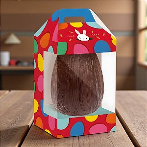 Caixa New Maleta Para Ovo Com Visor - Coelhinho Sai da Toca - 6 unidades - Cromus - Rizzo