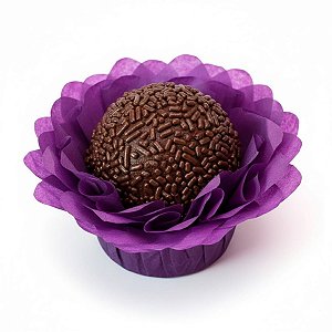 Forminha Para Doces Finos - Margaridinha Lilás - 5x5cm - 30 unidades - Floretta Fest - Rizzo
