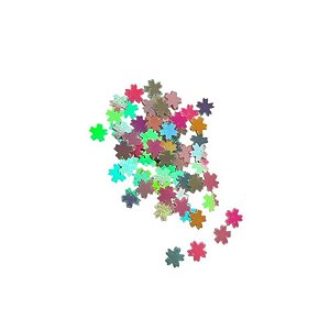 Mini Confete Paête Colorido - Estrela - 10g - 1 unidade - Rizzo