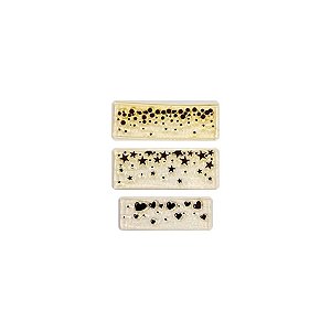 Kit Cartela de Mini Carimbos - Bordas 2 - 3 unidades - Rizzo