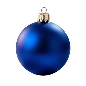 Bolas De Natal - Fosca Azul Escuro - 15cm - 1 unidade - Rizzo