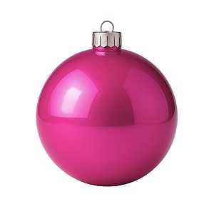 Bolas De Natal - Perolada Pink - 15cm - 1 unidade - Rizzo