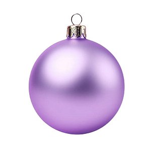 Bolas De Natal - Fosca Lilás - 15cm - 1 unidade - Rizzo