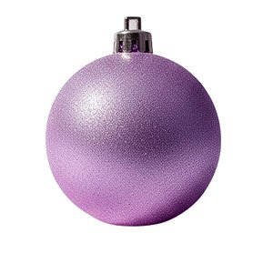 Bolas De Natal - Glitter Lilás - 15cm - 1 unidade - Rizzo