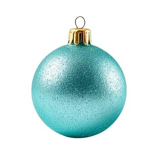 Bolas De Natal - Glitter Tiffany - 15cm - 1 unidade - Rizzo