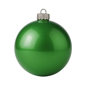 Bolas De Natal - Perolada Verde Claro - 15cm - 1 unidade - Rizzo