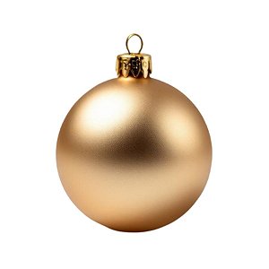 Bolas De Natal - Fosca Dourada - 15cm - 1 unidade - Rizzo