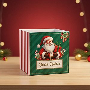 Cachepot - Doce Natal - 15x15x15cm - 1 unidade - Rizzo