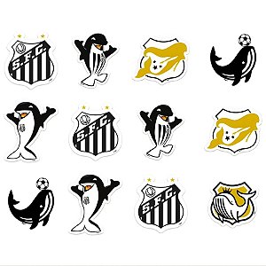 Mini Personagens Decorativos - Santos - 7x9cm - 12 unidades - Regina - Rizzo